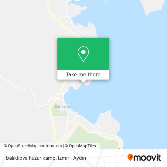 balıklıova huzur kamp map