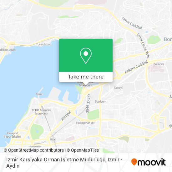 İzmir Karsiyaka Orman İşletme Müdürlüğü map