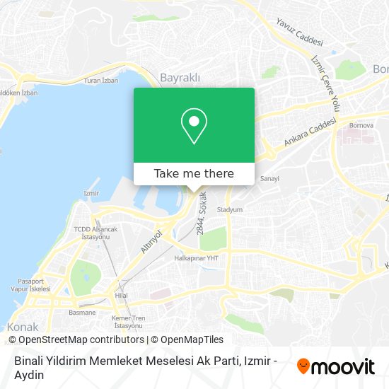 Binali Yildirim Memleket Meselesi Ak Parti map