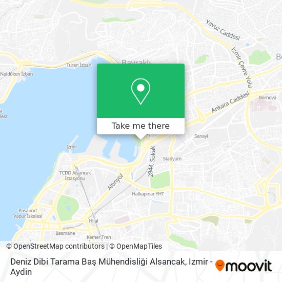 Deniz Dibi Tarama Baş Mühendisliği Alsancak map