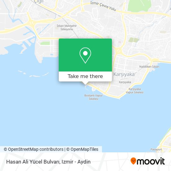 Hasan Ali Yücel Bulvarı map