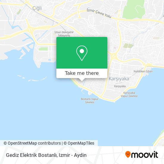 Gediz Elektrik Bostanlı map