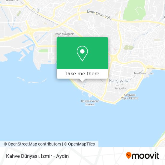 Kahve Dünyası map