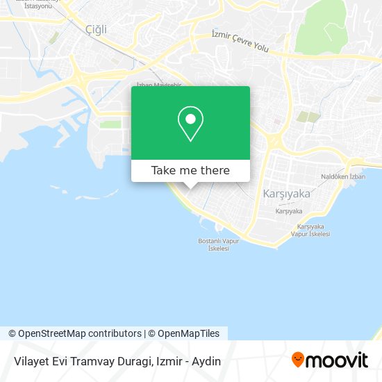 Vilayet Evi Tramvay Duragi map