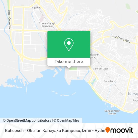 Bahcesehir Okullari Karsiyaka Kampusu map