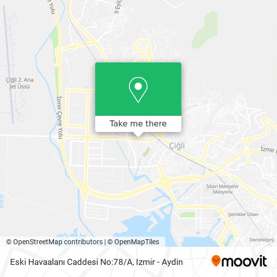 Eski Havaalanı Caddesi No:78/A map