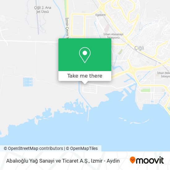 Abalıoğlu Yağ Sanayi ve Ticaret A.Ş. map