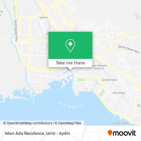 Mavi Ada Residence map