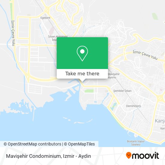 Mavişehir Condominium map