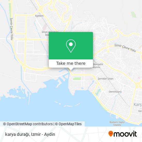 karya durağı map