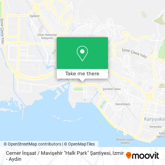 Cemer İnşaat / Mavişehir "Halk Park" Şantiyesi map