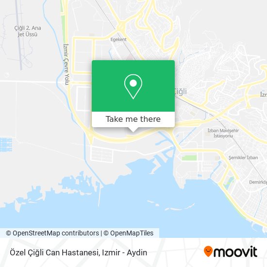 Özel Çiğli Can Hastanesi map