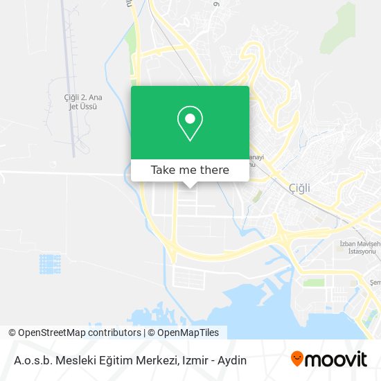 A.o.s.b. Mesleki Eğitim Merkezi map