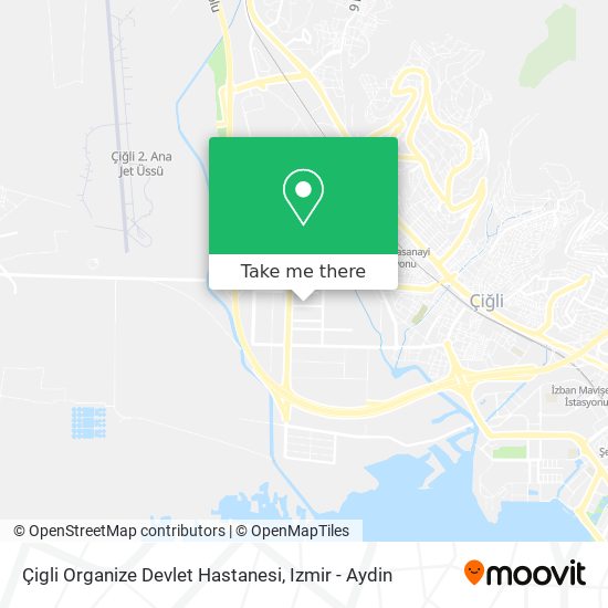 Çigli Organize Devlet Hastanesi map