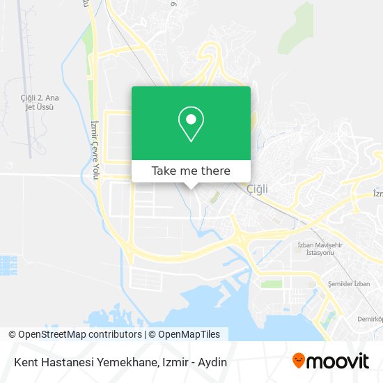 Kent Hastanesi Yemekhane map