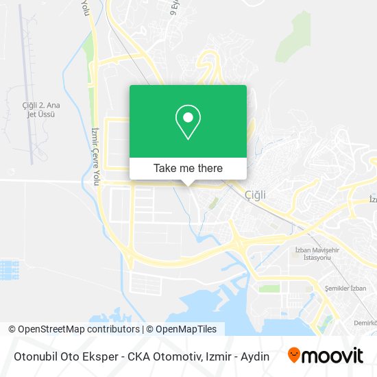 Otonubil Oto Eksper - CKA Otomotiv map