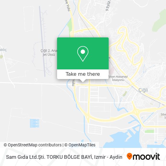 Sam Gıda Ltd.Şti. TORKU BÖLGE BAYİ map