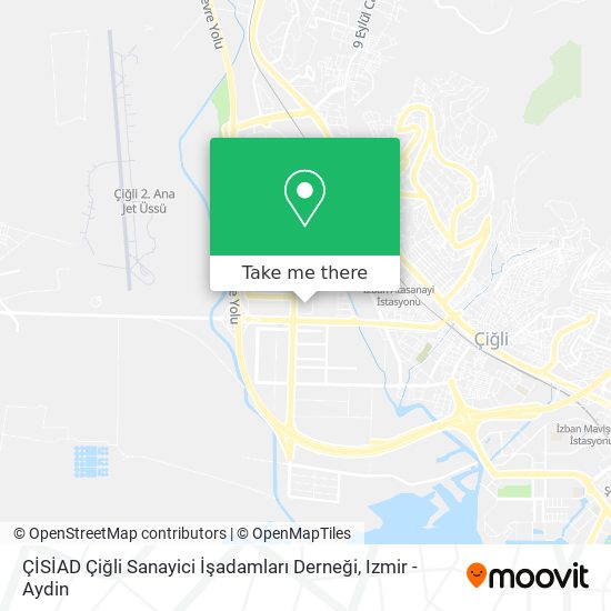 ÇİSİAD Çiğli Sanayici İşadamları Derneği map