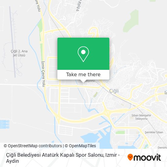 Çiğli Belediyesi Atatürk Kapalı Spor Salonu map