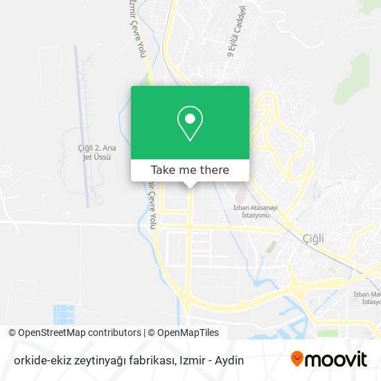 orkide-ekiz zeytinyağı fabrikası map