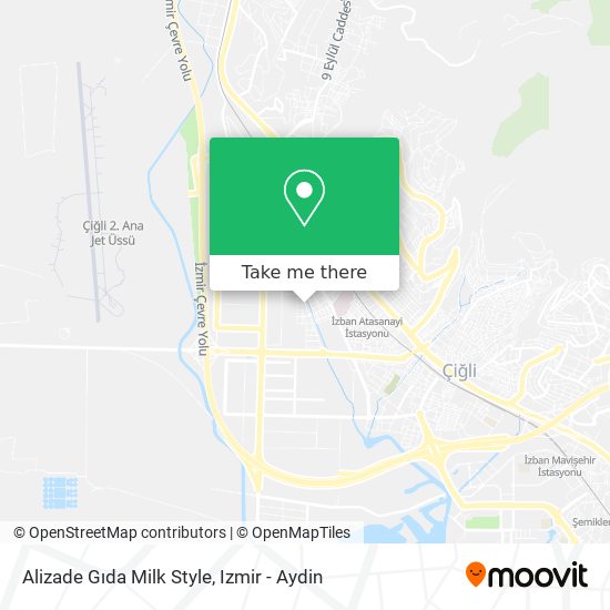 Alizade Gıda Milk Style map