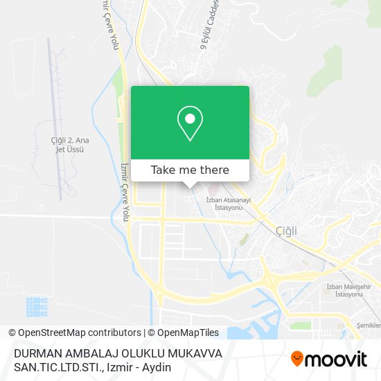 DURMAN AMBALAJ OLUKLU MUKAVVA SAN.TIC.LTD.STI. map