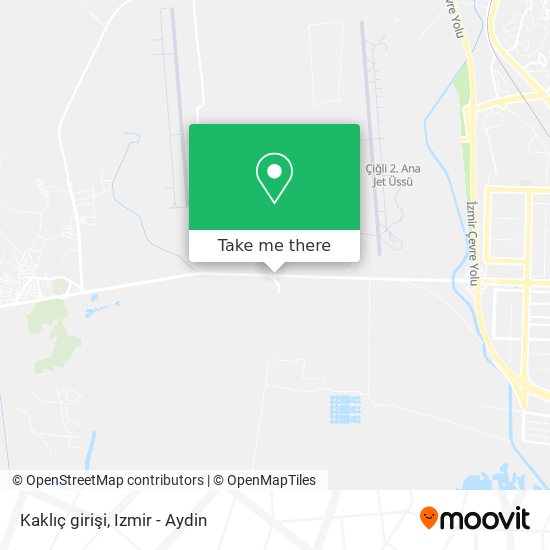 Kaklıç girişi map