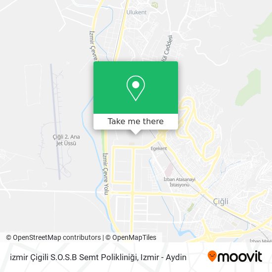 izmir Çigili S.O.S.B Semt Polikliniği map