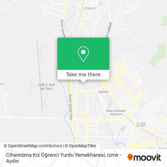 Cihannüma Kız Öğrenci Yurdu Yemekhanesi map