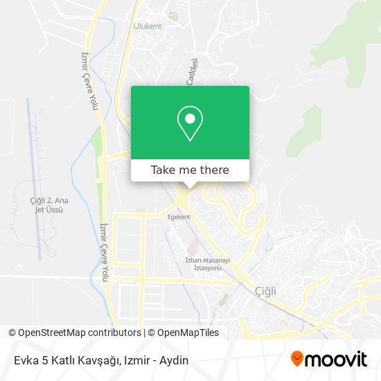 Evka 5 Katlı Kavşağı map