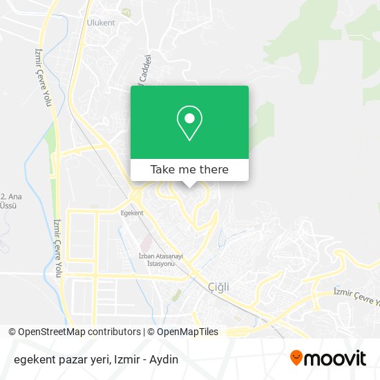 egekent pazar yeri map