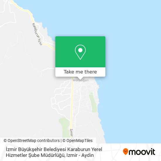 İzmir Büyükşehir Belediyesi Karaburun Yerel Hizmetler Şube Müdürlüğü map
