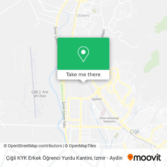 Çiğli KYK Erkek Öğrenci Yurdu Kantini map
