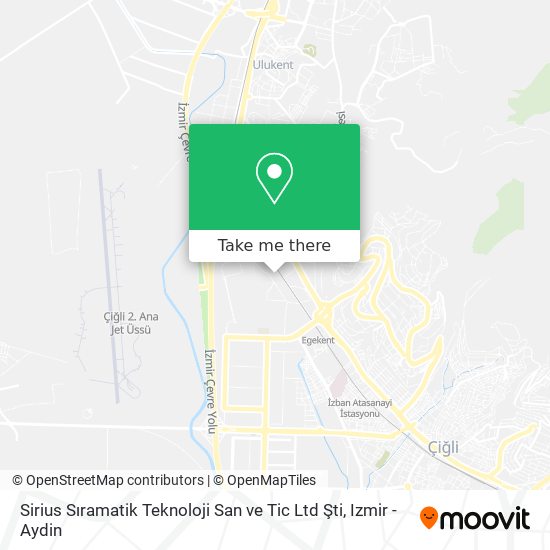 Sirius Sıramatik Teknoloji San ve Tic Ltd Şti map