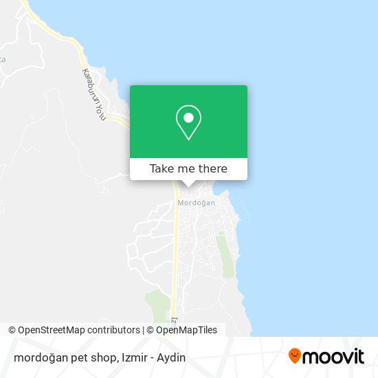 mordoğan pet shop map