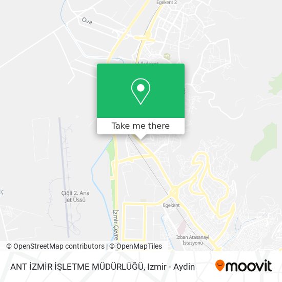 ANT İZMİR İŞLETME MÜDÜRLÜĞÜ map