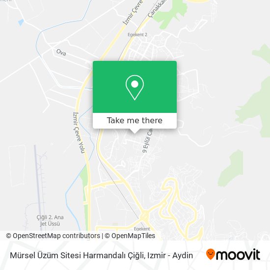 Mürsel Üzüm Sitesi Harmandalı  Çiğli map