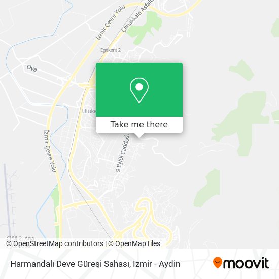 Harmandalı Deve Güreşi Sahası map