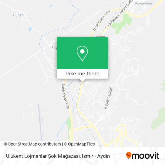 Ulukent Lojmanlar Şok Mağazası map