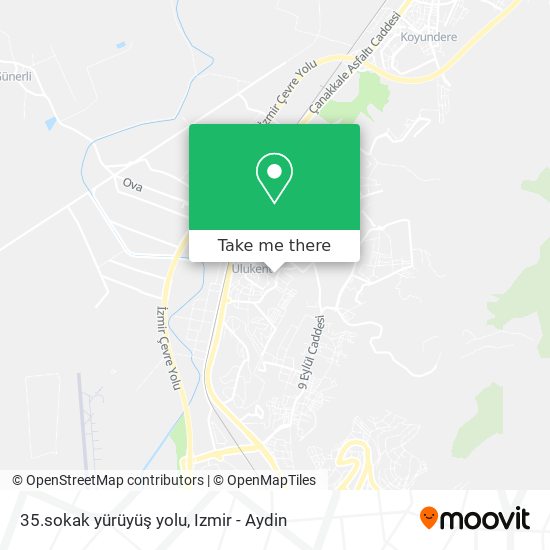 35.sokak yürüyüş yolu map