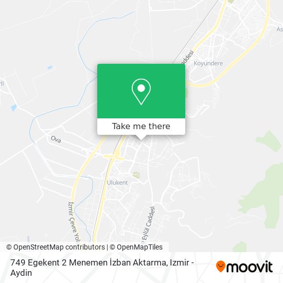 749 Egekent 2 Menemen İzban Aktarma map