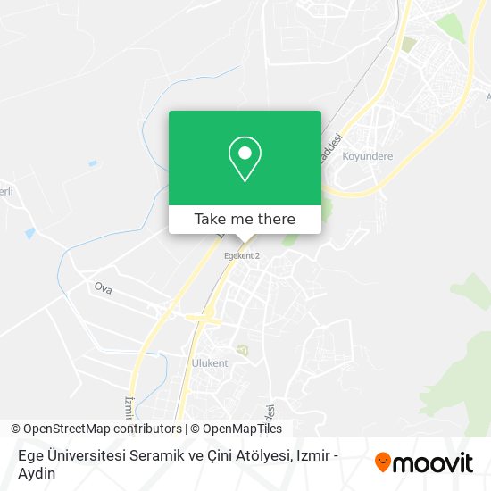 Ege Üniversitesi Seramik ve Çini Atölyesi map