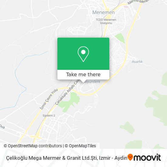 Çelikoğlu Mega Mermer & Granit Ltd.Şti map