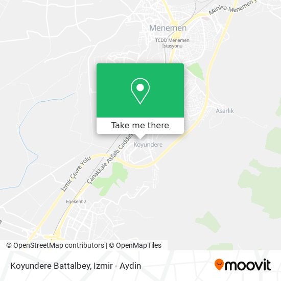 Koyundere Battalbey map