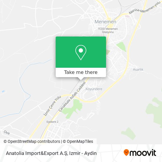 Anatolia Import&Export A.Ş map