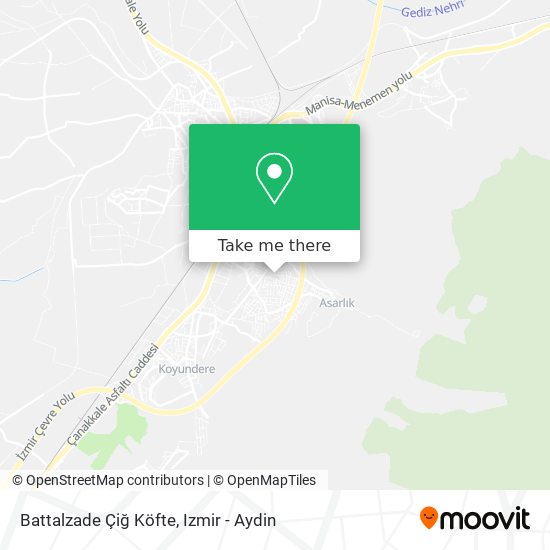 Battalzade Çiğ Köfte map