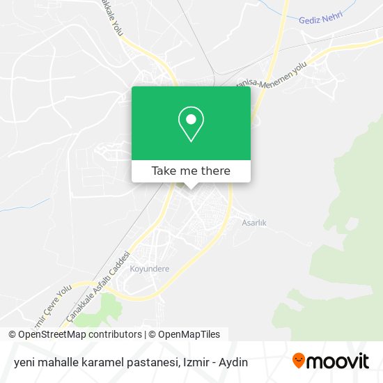 yeni mahalle karamel pastanesi map