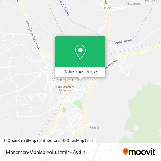 Menemen-Manisa Yolu map