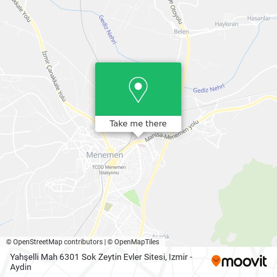 Yahşelli Mah 6301 Sok Zeytin Evler Sitesi map