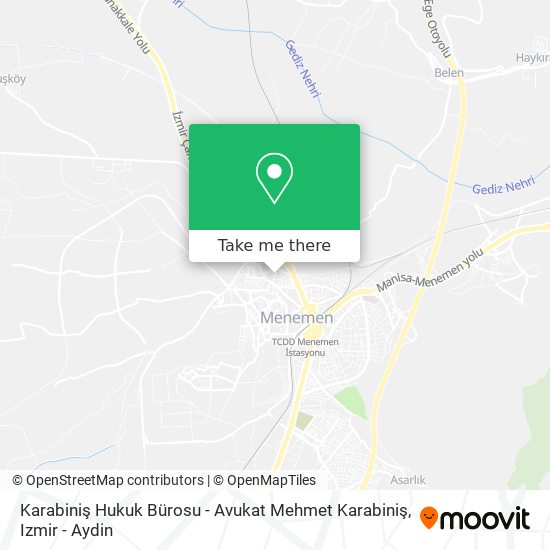 Karabiniş Hukuk Bürosu - Avukat Mehmet Karabiniş map